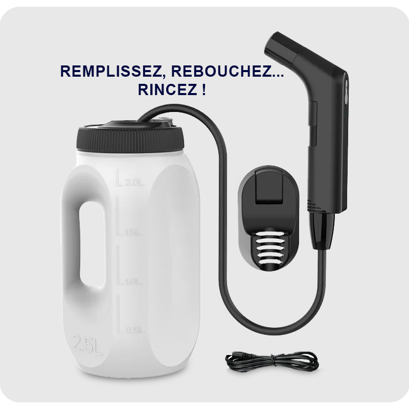 Novelty Douchette portable électrique avec réservoir